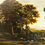 Copie d'arte - paesaggio settecentesco di Lorrain