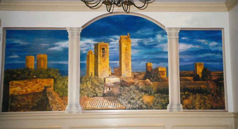 Trompe l'oeil su muro (2)